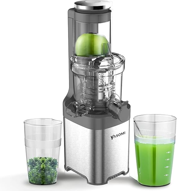 Yasomi FruitForce 8 Segmentli 180W Katı Meyve ve Sebze Sıkacağı (gri)