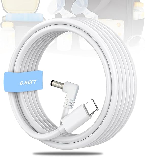 9V USB C to DC Breast Pump Adapter Charger Cable for Medela Pump-in-Style Advanced