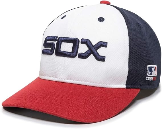 OC Sports Chicago White Sox Adult Cooperstown Throwback Retro Officially Licensed MLB Adjustable Velcro Baseball Hat Ball Cap