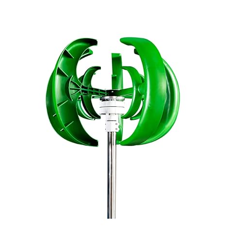 Wind Turbine, 1000W 24V Vertical Wind Turbine With MPPT Hybrid Controller Small Wind Turbine Home Use Low Noise Efficiency Wind System(With MPPT controller,Onecolor)