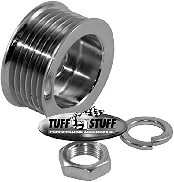 Tuff Stuff 7610A Alternator (chrome pulley6 groove)