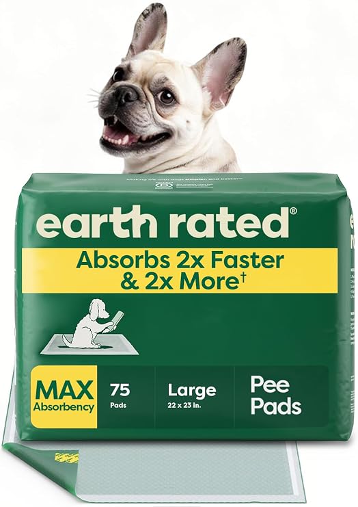 Regular [L] Puppy Pee Pads, Discreet Top, Max Absorbency, 75CT