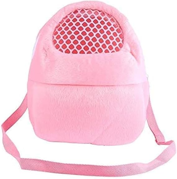 Litewoo Sugar Glider Carrier Travel Bag, Breathable Portable Pouch (Pink)