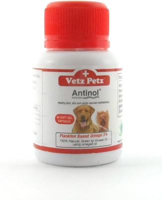 100% Green Lipped Mussel 50mg 30 Caps for Dogs
