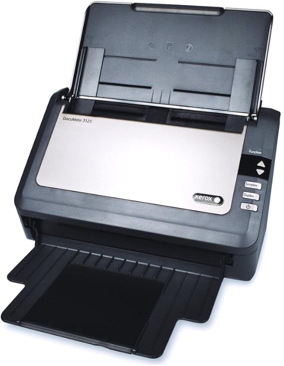 Xerox DocuMate 3125 Duplex Document Scanner for PC and Mac, Automatic Document Feeder (ADF)