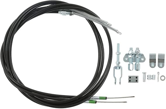 Universal Emergency Parking Brake Cable Kit Handbrake Cable Assembly Great for Any Customized Car or Truck