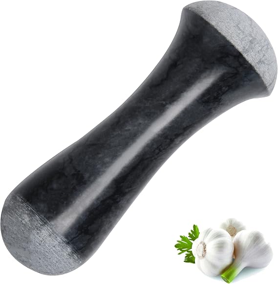 Tianman Marble Replacement Pestle 5.9" Length Polished,(Black Marble)