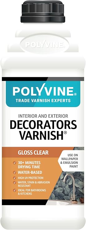 Polyvine Decorator's Acrylic Gloss Varnish Quart