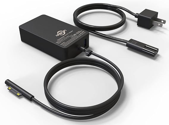 127W Charger for Microsoft Surface Book 3 2 1, Surface Laptop 7 6 5 Go2