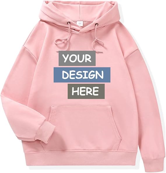 Custom Hoodie Design Your Own, Cotton Customized Sweatshirts Personalized Hoodie for Men/Women as Gifts