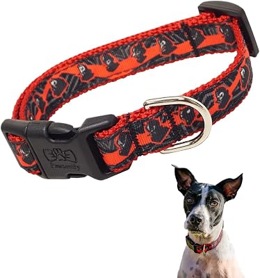 Persona 5 Dog Collar for Large Dogs, Medium, XSSmall Puppy Collars –Officially Licensed Anime Merch Persona 5 Royal Phantom Thieves Anime Dog Collar, Cute Adjustable Pet Collar for Dogs LG