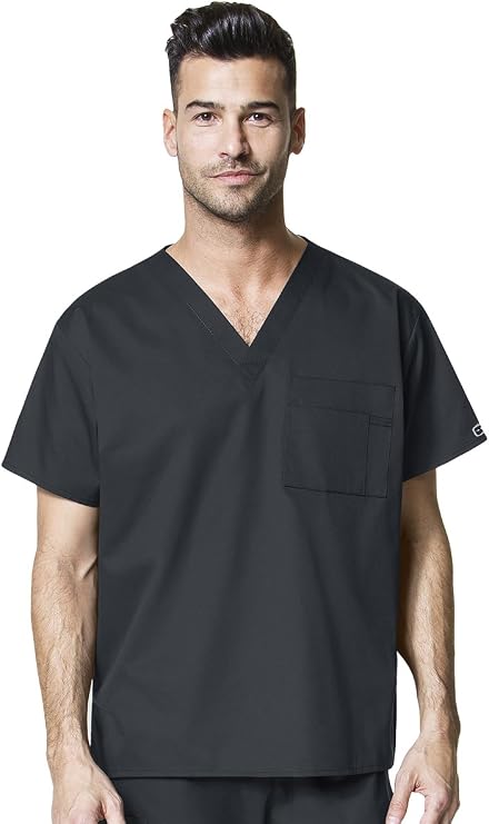 Wink WonderWORK Unisex V-Neck Scrub Top