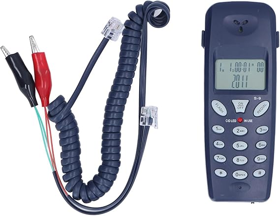 Reliable communication solution User-friendly phone with incoming call display and line test
