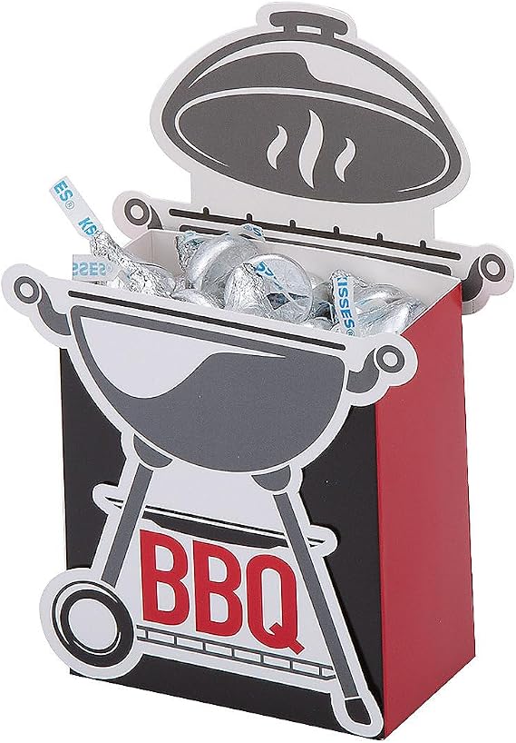 Fun Express Backyard Barbecue Grill Favor Boxes