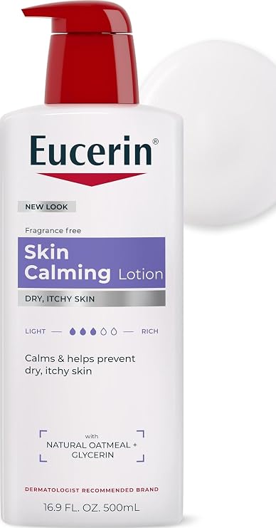 Eucerin Skin Calming Body Lotion with Natural Oatmeal, 16.9 FL OZ
