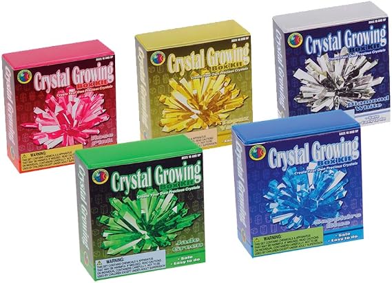 Toysmith Crystal Growing Kit, Colors May Vary