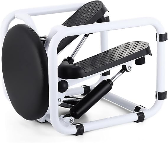 Fitness Stair Stepper Portable Stair Stepper for Exercise Household Hydraulic Mute Stepper with LCD Monitor, Mini Steppers Machine for Home Gym Workout,Black