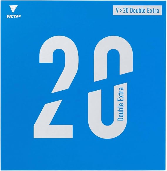 VICTAS V>20 Double Extra Rubber Table Tennis High Energy Tension, Soft Back