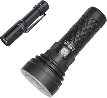 ThruNite (2PCS) EDC Flashlight BundleArcher Mini Black Cool White & Catapult V6 Bright Flashlight Cool White Small Flashlight
