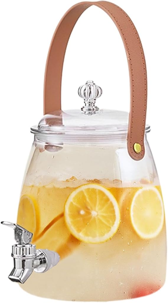 3L/5L/9L Drinks Dispenser | Fridge Water Dispenser with Tap | Juice Jug for Hot & Cold Water | Iced Beveragedispensers for Juice, Iced Tea, Cocktail, Picnic, BBQ, Parties, Counter