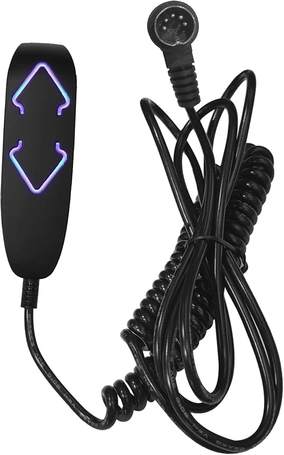 Fromann 2 Buttons 5 Pin Lift Chair Remote Replacement Limoss Recliner Replacement Parts for Lift Chair Electric Sofa