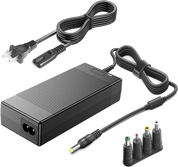 15V 60W AC Adapter Charger for Portable Power Station 50W to 300W Fit Anker/GRECELL/EBL/HOWEASY/FlashFish/SinKeu/ZeroKor/ENOFLO/AIMTOM/CTECHi/AIPER/MARBERO Solar Generator Power Supply Cord