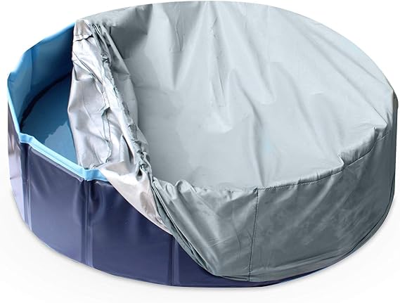 Universal Pet Pool Cover - Compatible with 60 to 64 inches Round Portable Pools