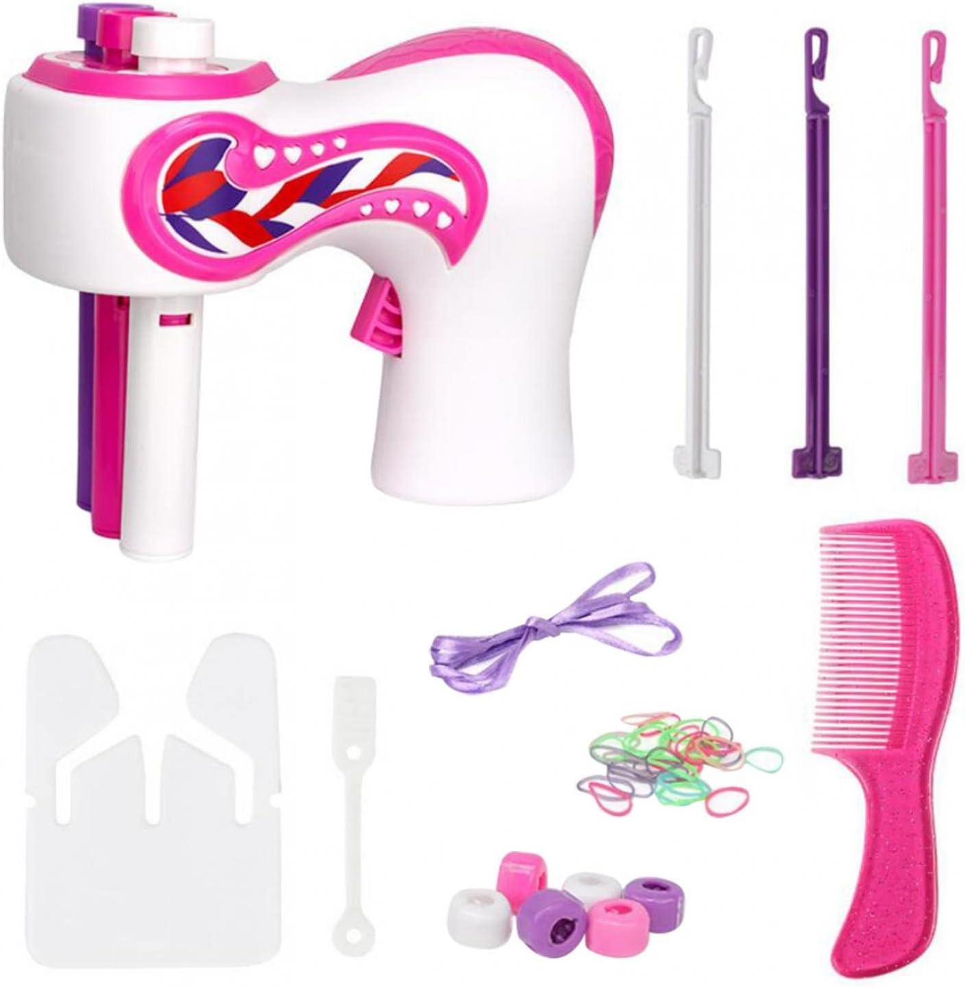 Automatic Electric Hair Braider, DIY Automatic Hair Braider Kits DIY Electric Hairstyle Tool Easy Automatic Hair Decoration for Girl Gifts set 1
