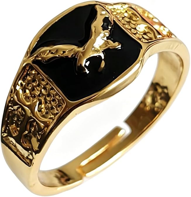 Eagle Rings for Men Women Adjustable Flying Eagle Ring