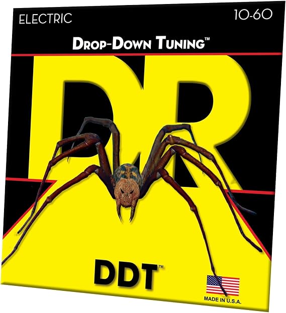 DDTTM - Drop Down Tuning Electric Guitar Strings (Heavy (10-60), 1 Pack)
