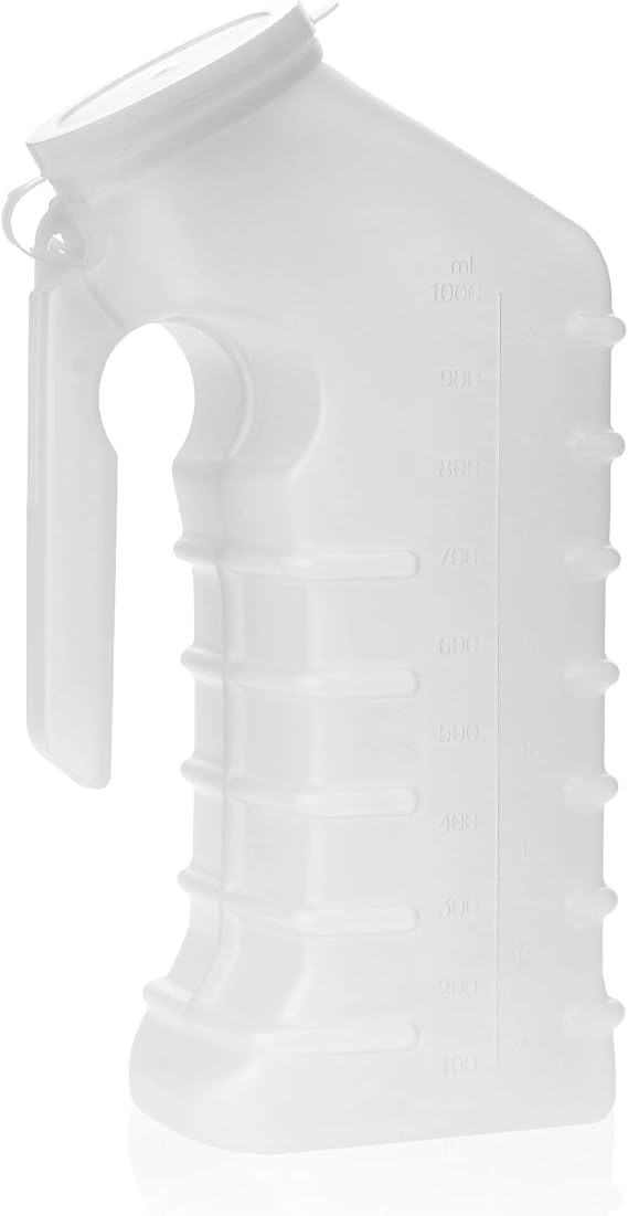 Dealmed Male Urinal - Portable Odor-Blocking Cover - 1000 cc