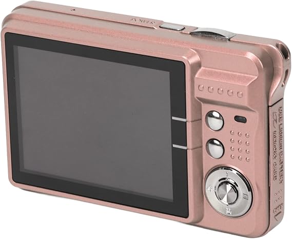 Digital Camera, 48MP 2.7in LCD 4K Vlogging Camera for Shooting (Pink)