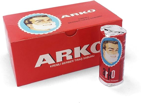 Arko Shaving Soap Stick - 12 Sticks (31.5 oz) by EVYAP