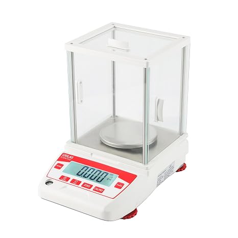 UXILAII Analytical Balance 500g x 0.001g Digital Scale Glass Windshield