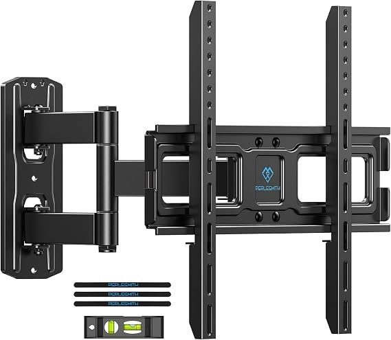 PERLESMITH Corner TV Wall Mount for 2665 inch TVs up to 70 lbs