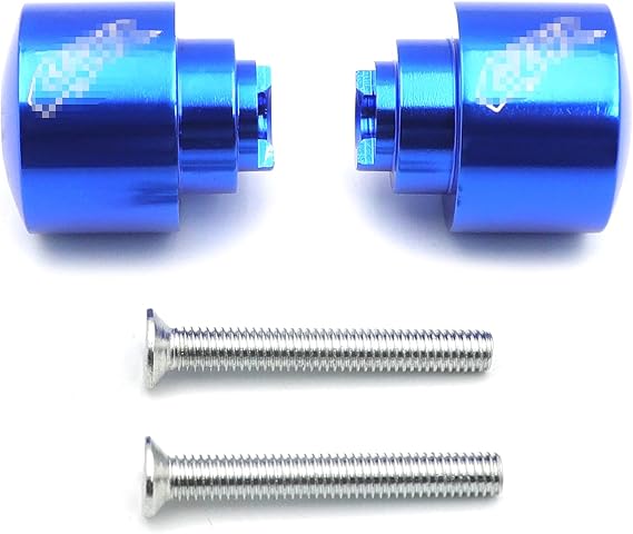 XKMT-Hand Bar Ends Compatible With Cbr 600 900 929 954 1000 1100 Rr F4I F4 1986-2012 Blue [B076XSR185]