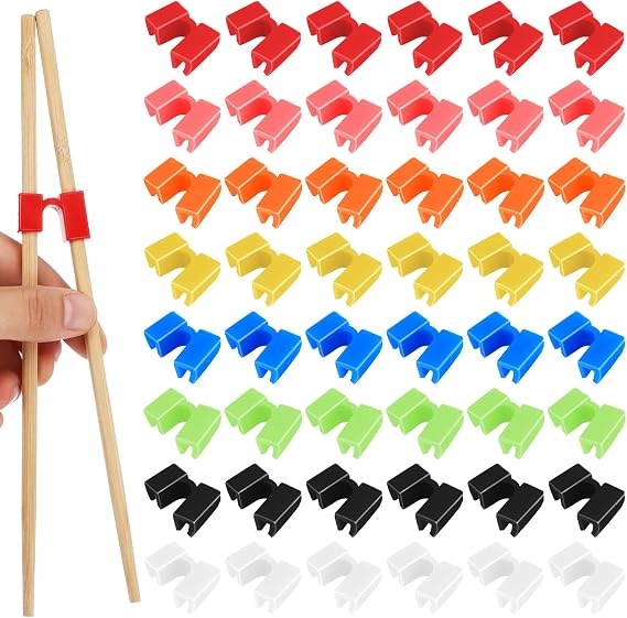 Sibba 240pcs Chopstick Helper Training Chopstick Hinge Connector Multicolor