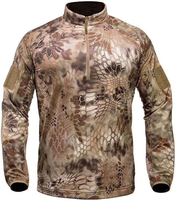 Kryptek Men's 1/4 Zip Valhalla Long Sleeved Shirt