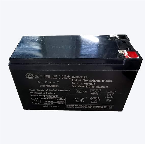 TAMCO 12v 7Ah Battery for Kids Ride on car, Valve Regulated Lead-Acid Rechargeable Rechargeable Replacement Battery for Kids Ride ons
