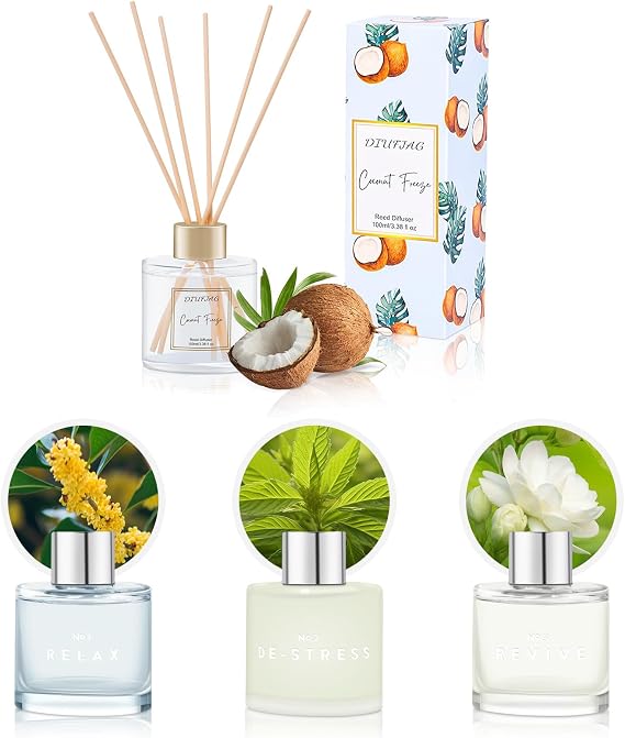 100ml Ccoonut Reed Diffuser and 3 Pack Scent Diffusers