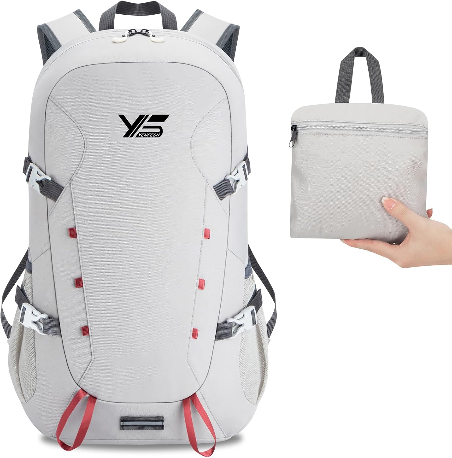 Foldable Backpack, Lightweight Packable Hiking Daypack, 12.7 gal 35 L, Ultra Lightweight, 12.7 oz 360 g, Small Travel, Outdoor, Foldable, Disaster Preparedness, Rucksack, Large Capacity,