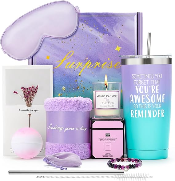 Birthday Gifts for Women, Mothers Day Gifts for Mom from Daughter, Unique Gift Basket Box for Women Best Friend Sister, Gifts for Women