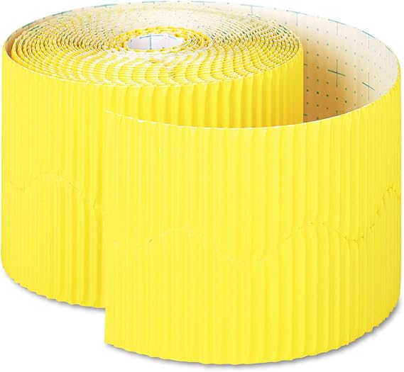 Bordette Pacon 37086 Decorative Border 2 1/4-Inch x 50-Ft Roll Canary