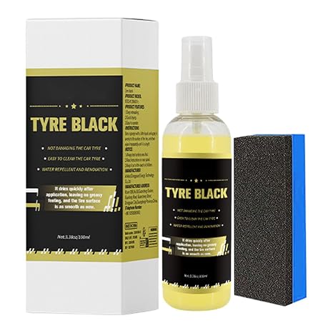 Tire Shine Spray, Tire Black Tire Shine, 100ml Car Wheel Shine Dressing Cleaner,Shine Tire Dressing,Tire Coat Spray, Wheel Polish Coating Protective Agent for Trucks, Motorcycles,SUVs