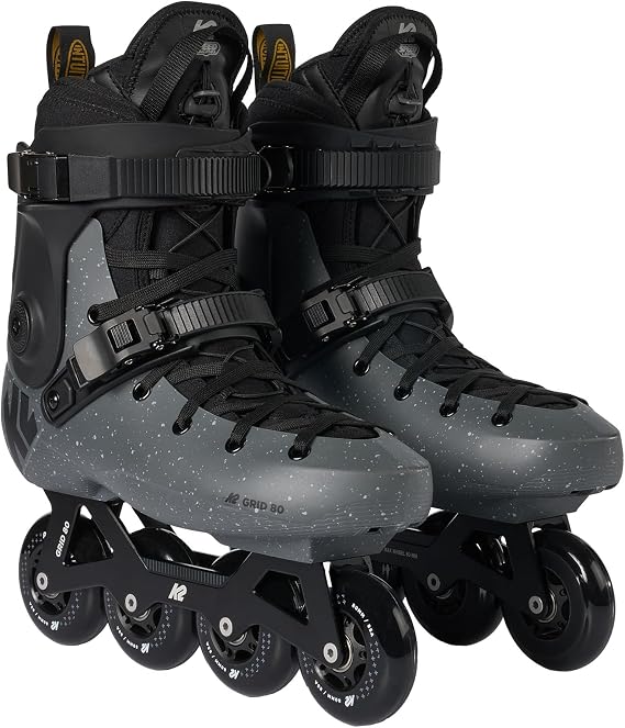 K2 Grid 80 Inline Skates for Men Women Adult, Unisex Urban Street Fitness Roller Skate Blades