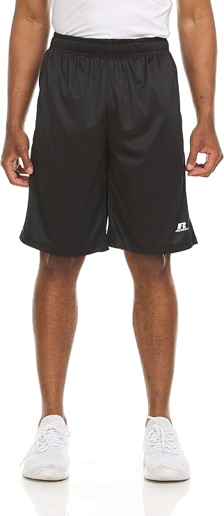 Russell Athletic Mens Performance Athletic Running Shorts Quick Dry Workout Shorts with Pockets and Elastic Waistband 10"