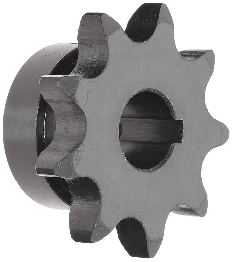 Tsubaki 50B26F-1 Finished Bore Sprocket, Single Strand, Inch, #50 ANSI No., 5/8" Pitch, 26 Teeth, 1" Bore