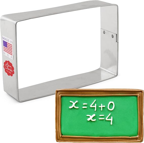 Ann Clark Rectangle Cookie Cutter Large, Made in USA