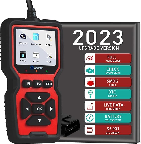 OBD2 Scanner Code Reader Car Diagnostic Tool Engine Fault Code Reader CAN Scan Tool for Check Engine Light Universal for All OBD II Protocol Cars After 1996