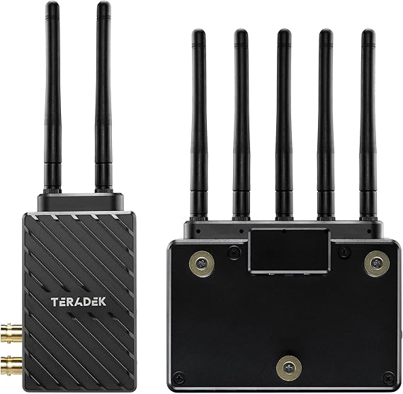 Teradek Bolt 6 LT 750 Wireless Transmitter and Receiver Deluxe Kit, Video Transmission System with Zero-Delay and 10-Bit HD Video, 3G-SDI/HDMI, Up to 4Kp30 / 1080p60, 750FT Range (Gold Mount)